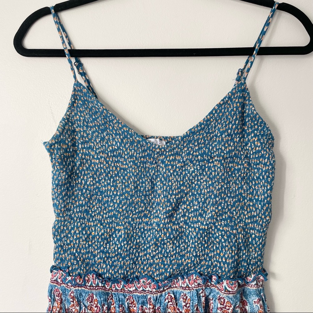 Multicolor Boho Pattern Flowy Tank Top - image 2